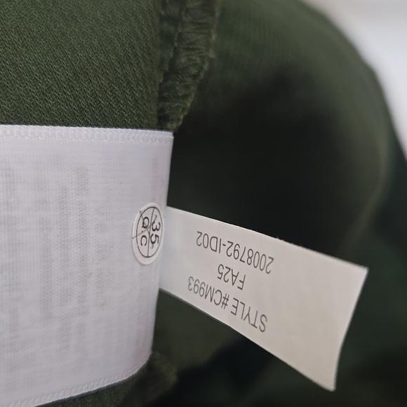 J.Crew Pine Green Corduroy Shirt Dress Belted Long Sleeve NWT Size 2 - Picture 16 of 17